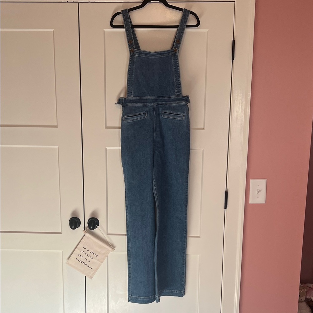 Faherty Denim Blue Women's Overalls